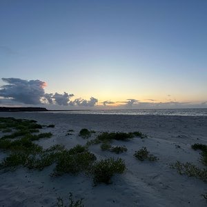 Sonnenuntergang am Nordstrand der Düne Helgoland