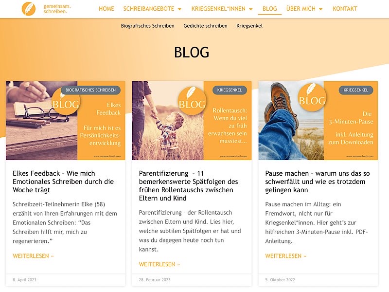 Blog von Susanne Barth