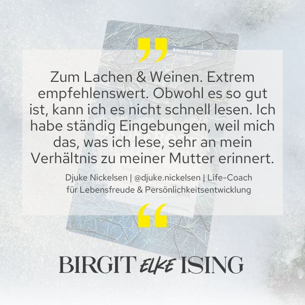 Djuke Nickelsen über das Buch "Eingefroren in der Zeit" von Birgit Elke Ising