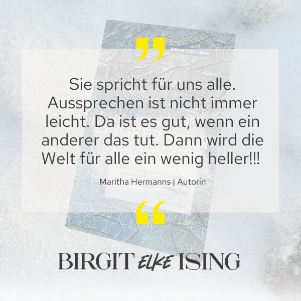 Maritha Hermanns über das Buch „Eingefroren in der Zeit“ von Birgit Elke Ising