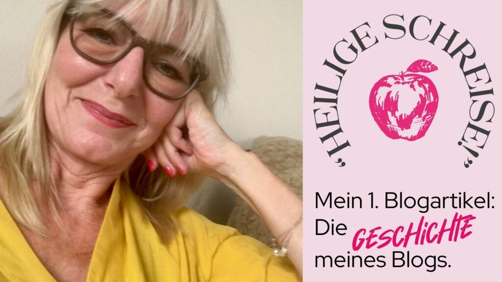 Birgit Elke Ising ist happy über ihren ersten Blogartikel