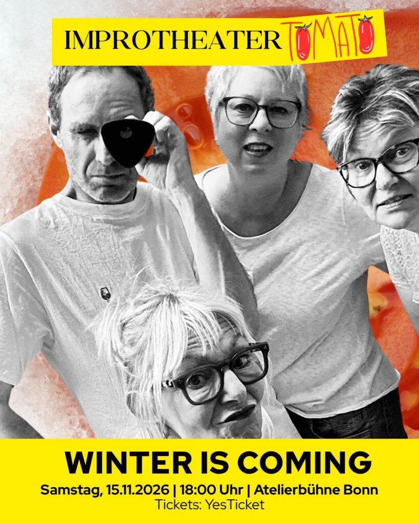 TOMATO Improvisationstheater Show. 15.11.2026 in Bonn